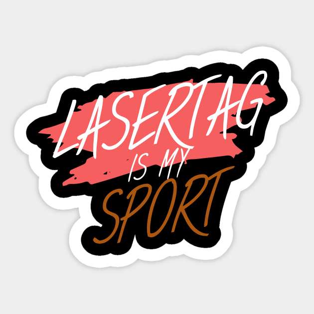 Lasertag is my sport Sticker by maxcode